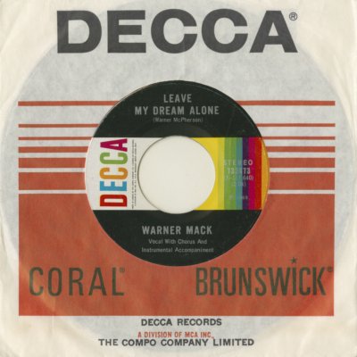 Leave My Dream Alone / You're Always Turnin' Up Again