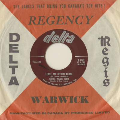 Leave My Kitten Alone / I'll Never Go Back