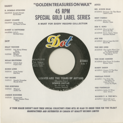 Leaves Are The Tears Of Autumn / Almost Like Being In Love