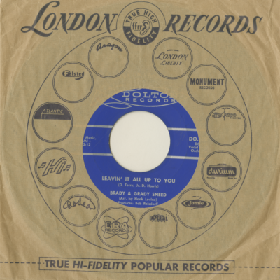 Leavin It All Up To You / Little Bitty Heart (1961)