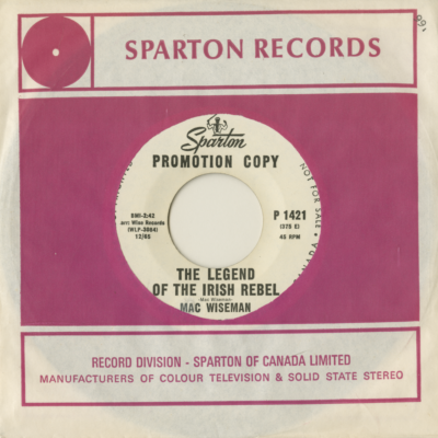 Legend Of Irish Rebel / Ghost Of Bras D'Or (1965)