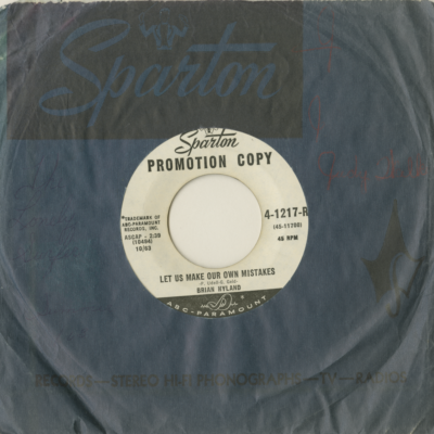 Let Us Make Our Own Mistakes / Nothing Matters But You (1963)