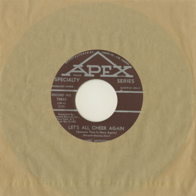 Let's All Cheer Again / Why Do I Love You (1963)