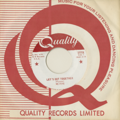 Let's Get Together / Cast Your Fate To The Wind