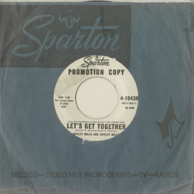 Let's Get Together / Cobbler, Cobbler (1961)