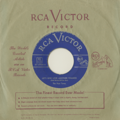 Let's Give Love Another Chance / I Don't Want To Set The World On Fire (1952)