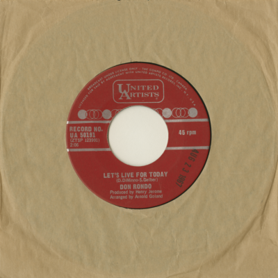 Let's Live For Today / Oh Why My Love