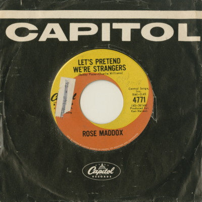 Let's Pretend We're Strangers / Take Me Back Again