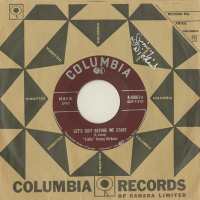 Let's Quit Before We Start / Making The Rounds