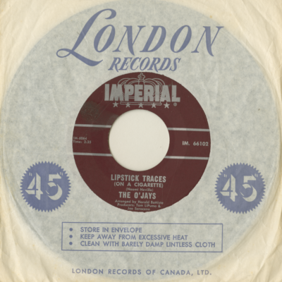 Lipstick Traces On A Cigarette / Think It Over Baby