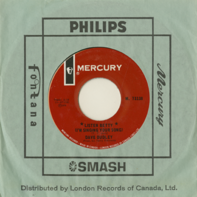 Listen Betty I'm Singing Our Song / I Hope My Kind Of Love Didn't Break Your Heart