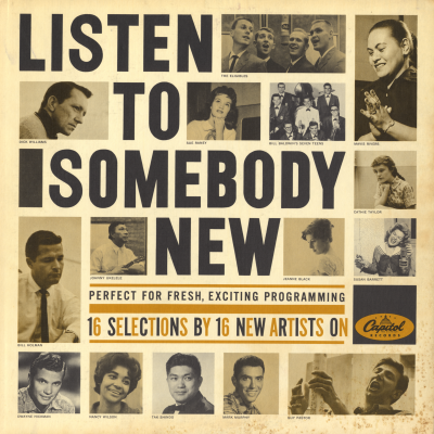 Listen To Somebody New 16 Selections By 16 Artists On Capitol (1960)