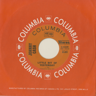 Little Bit Of Yesterday / Man In Black