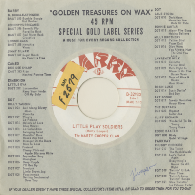 Little Play Soldiers / Gonna Move Away (1964)