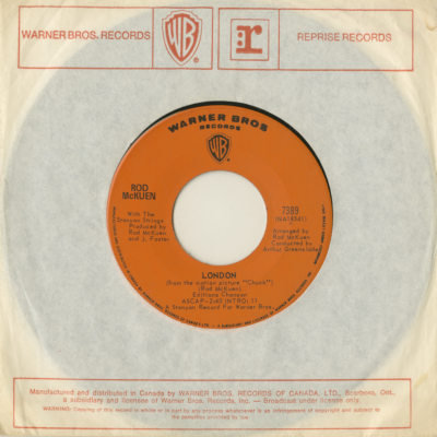 London / I Think It's Going To Rain Today