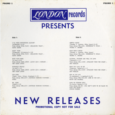 London Records Presents New Releases