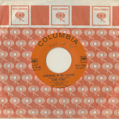 Lonely Drifter / Somewhere In The Country