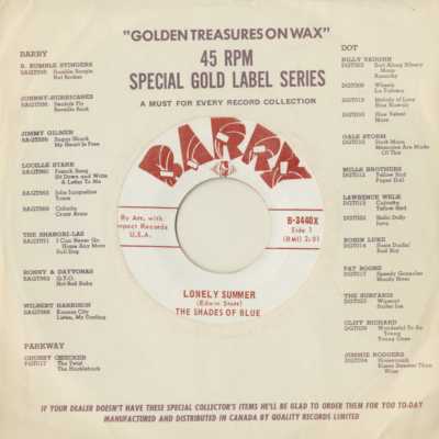 Lonely Summer / With This Ring (1966)