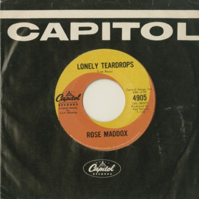 Lonely Teardrops / George Carter