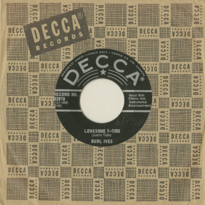 Lonesome 7-7203 / Hollow Words