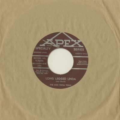 Long Legged Linda / I'm So Lonely (1958)