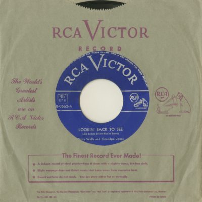 Lookin Back To See / Back Up Buddy If You Don't Want A Whippin (1954)