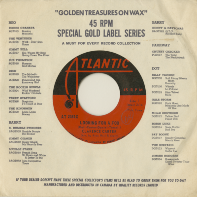 Looking For A Fox / I Can't See Myself Crying About You (1967)