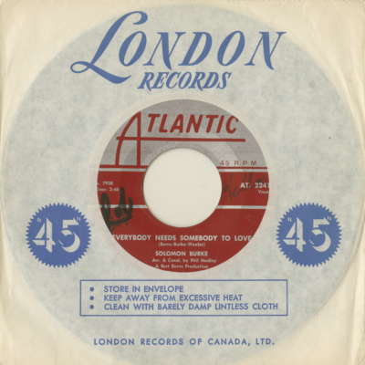 Everybody Needs Somebody To Love / Looking For My Baby (1964)