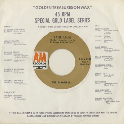 Louie Louie / Things We Said Today