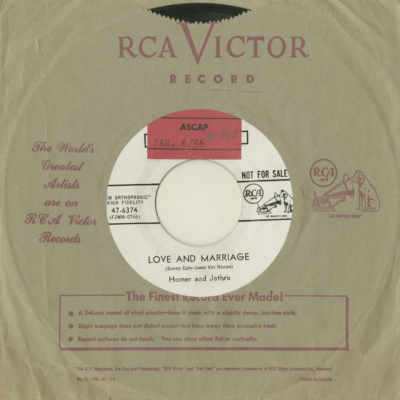 Love And Marriage / This Is A Wife (1955)
