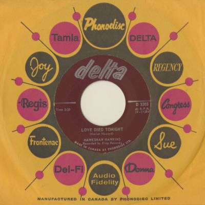 Love Died Tonight / Sunny Side Of The Mountain