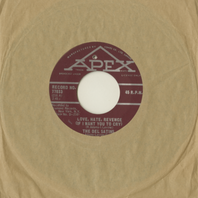 Love Hate Revenge If I Want You To Cry / A Little Rain Must Fall (1967)