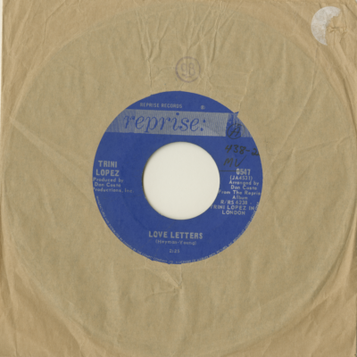 Love Letters / Gonna Get Along Without Ya Now