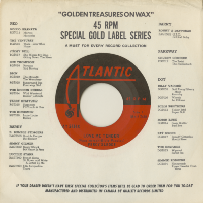 Love Me Tender / What Am I Living For (1967)