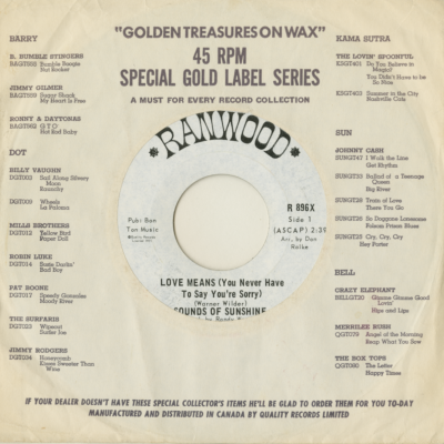 Love Means You Never Have To Say You're Sorry / Linda The Untouchable