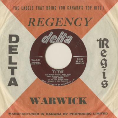 Love Theme From El Cid / Don't Let Go