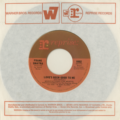 Love's Been Good To Me / A Man Alone