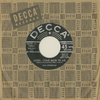 Lover Come Back To Me / Old Devil Moon