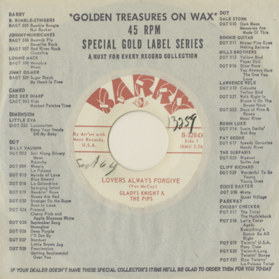 Lovers Always Forgive / Another Love