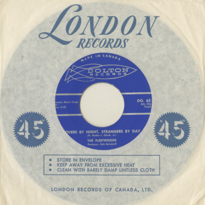 Lovers By Night Strangers By Day / They Tell Me It's Summer (1962)