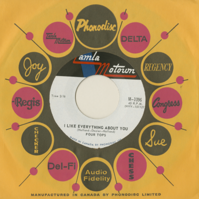 Loving You Is Sweeter Than Ever / I Like Everything About You (1966)