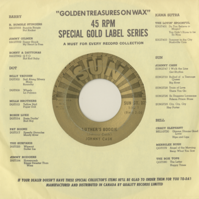 Luther's Boogie / Thanks A Lot (1969)