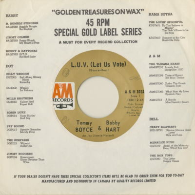 LUV Let Us Vote / I Wanna Be Free