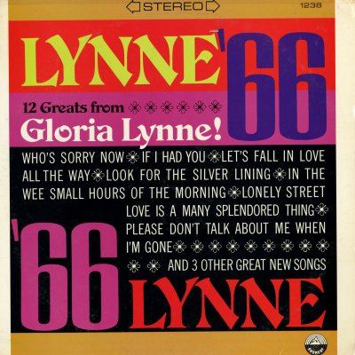 Lynne '66 12 Greats From Gloria Lynne!