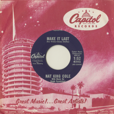 Make It Last / Take A Fool's Advice (1961)