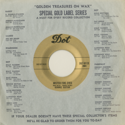 Mister Fire Eyes / Making Believe