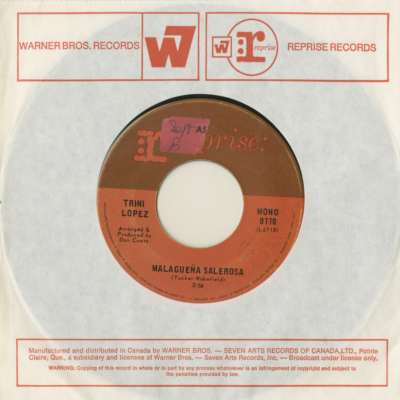 Malaguena Salerosa / Something Tells Me