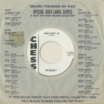 Mama Didn't Lie / Lovers Like Me (1962)