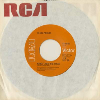 Mama Liked The Roses / The Wonder Of You