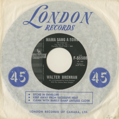 Mama Sang A Song / Who Will Take Gramma